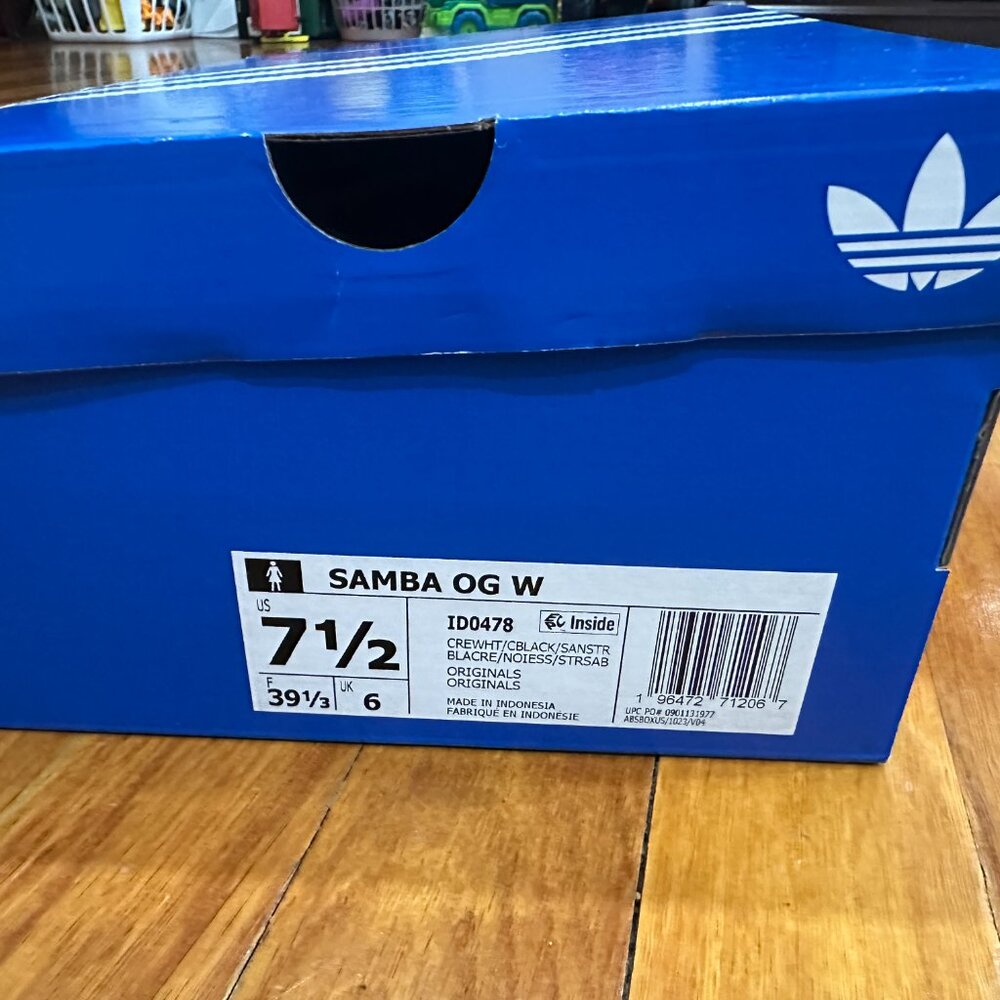 Adidas Samba OG Sneakers – Worn Once – Like New – Women’s Size 7.5 - Picture 8 of 8